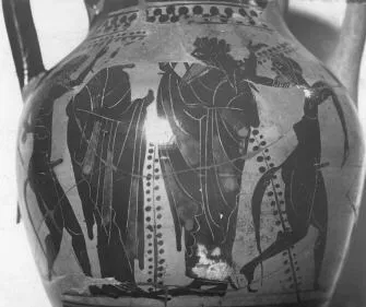 AMPHORA, BELLY, TYPE B (ATHENIAN, BLACK-FIGURE)