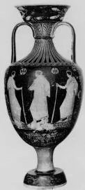 AMPHORA, PANATHENAIC SHAPE (SOUTH ITALIAN, APULIAN, RED-FIGURE)
