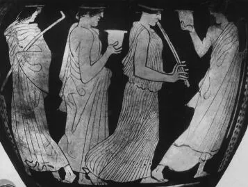 KRATER, COLUMN (ATHENIAN, RED-FIGURE)