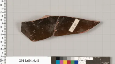 Terracotta fragment of a closed shape