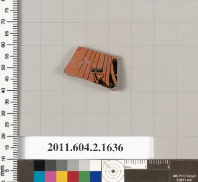 Terracotta fragment of a skyphos (deep drinking cup)