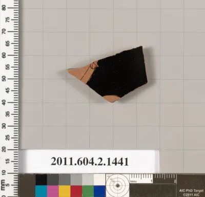 Terracotta fragment of a skyphos (deep drinking cup)