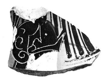 AMPHORA, PANATHENAIC PRIZE, FRAGMENT (ATHENIAN, BLACK-FIGURE)