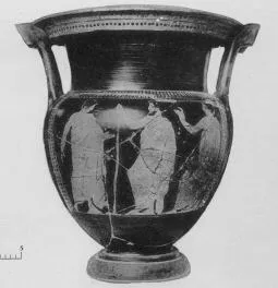 KRATER, COLUMN (ATHENIAN, RED-FIGURE)