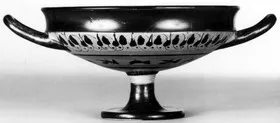 CUP DROOP (ATHENIAN, BLACK-FIGURE)