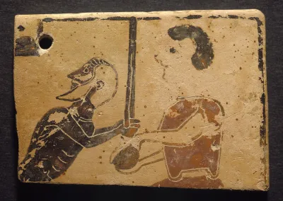 Korinthisches Votivtäfelchen (Pinax)