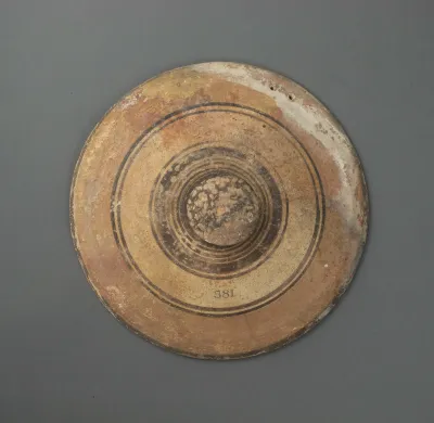 Lid of a bowl with knob