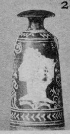 COLUMBUS ALABASTRON (SOUTH ITALIAN, GNATHIAN, BLACK GLAZE)