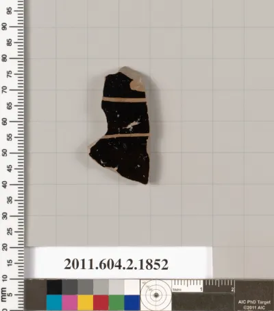 Terracotta fragment of a skyphos (deep drinking cup)