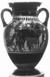 AMPHORA, BELLY, TYPE B (ATHENIAN, BLACK-FIGURE)