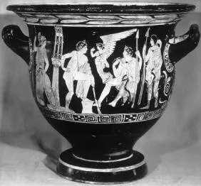 KRATER, BELL (ATHENIAN, RED-FIGURE)