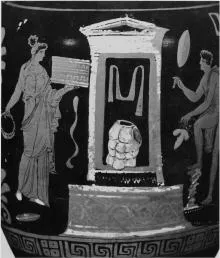 AMPHORA, PANATHENAIC SHAPE (SOUTH ITALIAN, APULIAN, RED-FIGURE)