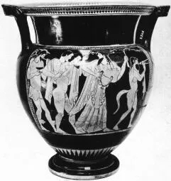 KRATER, COLUMN (ATHENIAN, RED-FIGURE)