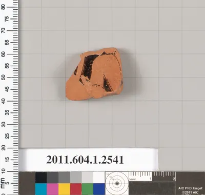 Terracotta fragment of a kylix (drinking cup)