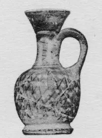 LEKYTHOS, SQUAT (ATHENIAN, BLACK PATTERN)