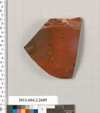 Terracotta fragment of an oinochoe (jug)