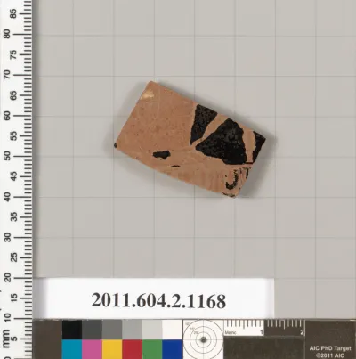 Terracotta fragment of a skyphos (deep drinking cup)?
