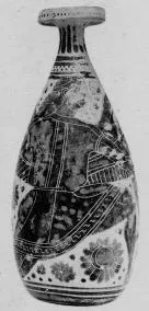 ALABASTRON (CORINTHIAN, BLACK-FIGURE)
