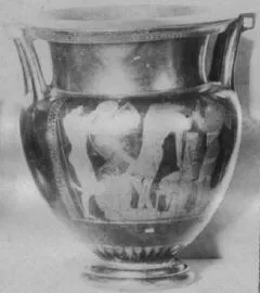 KRATER, COLUMN (ATHENIAN, RED-FIGURE)