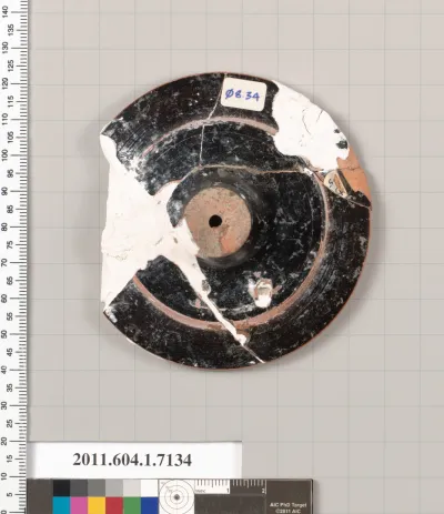 Terracotta fragment of a kylix (drinking cup)