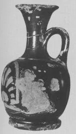 LEKYTHOS,  SQUAT (ATHENIAN, RED-FIGURE)