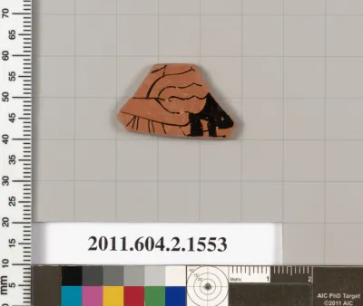 Terracotta fragment of a skyphos (deep drinking cup)