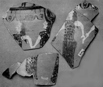 AMPHORA, NECK, FRAGMENTS (EAST GREEK, CLAZOMENIAN, BLACK-FIGURE)