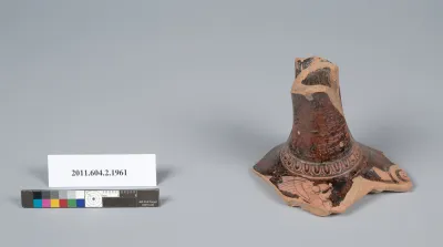 Terracotta fragment of a lekythos (oil flask)