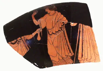 CUP, FRAGMENT (ATHENIAN, RED-FIGURE)
