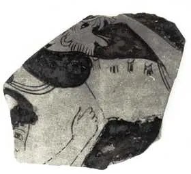 KRATER, COLUMN, FRAGMENT (ATHENIAN, RED-FIGURE)
