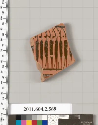 Terracotta fragment of a column-krater (bowl for mixing wine and water)