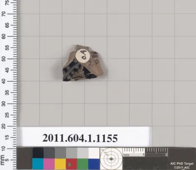 Terracotta fragment of a kylix (drinking cup)