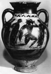 AMPHORA, BELLY, TYPE B (ATHENIAN, BLACK-FIGURE)