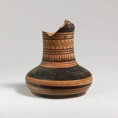 Terracotta oinochoe (jug)