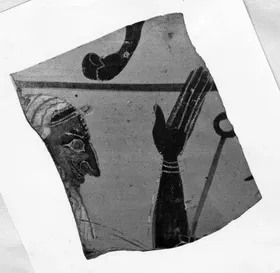 HYDRIA, FRAGMENT (ATHENIAN, BLACK-FIGURE)