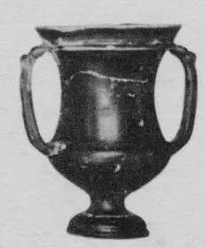 KANTHAROS (ETRUSCAN, BLACK GLAZE)