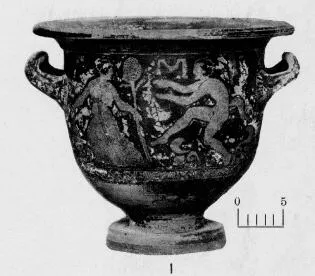 KRATER, BELL (SOUTH ITALIAN, APULIAN, RED-FIGURE)