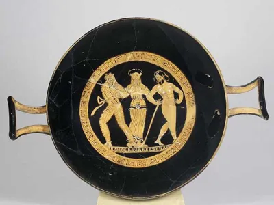 Etruskisch-rotfigurige Kylix