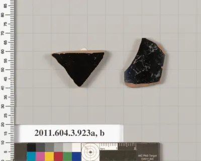 Terracotta fragments of lekythoi (oil flasks)