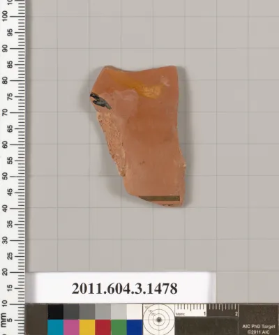 Terracotta fragment of a skyphos (deep drinking cup)