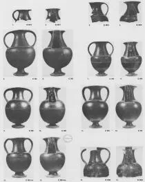 AMPHORA, BELLY (ETRUSCAN, BUCCHERO)