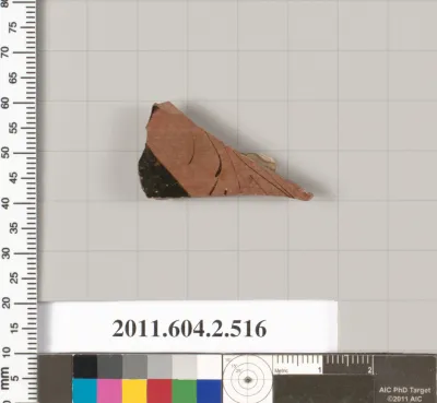 Terracotta fragment of a column-krater (bowl for mixing wine and water)