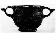 SKYPHOS (BOEOTIAN, BLACK GLAZE)