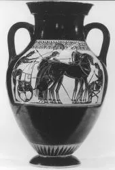 AMPHORA, BELLY, TYPE B (ATHENIAN, BLACK-FIGURE)