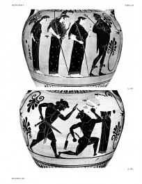 AMPHORA, NECK (ATHENIAN, BLACK-FIGURE)