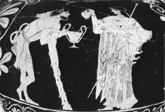 AMPHORA, NECK (ATHENIAN, RED-FIGURE)