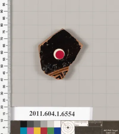 Terracotta fragment of a kylix (drinking cup)