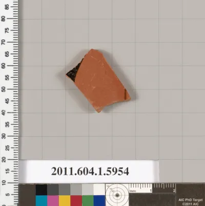 Terracotta fragment of a kylix (drinking cup)