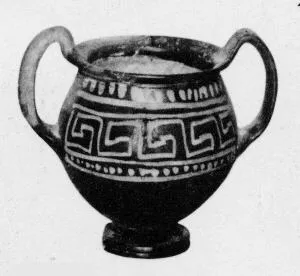 AMPHORA, BELLY (SOUTH ITALIAN, BLACK GLAZE)