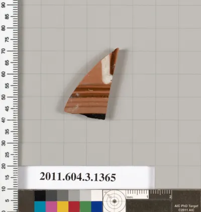 Terracotta fragment of a skyphos (deep drinking cup)